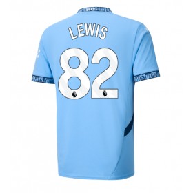 Manchester City Rico Lewis #82 Hemmakläder 2024-25 Kortärmad